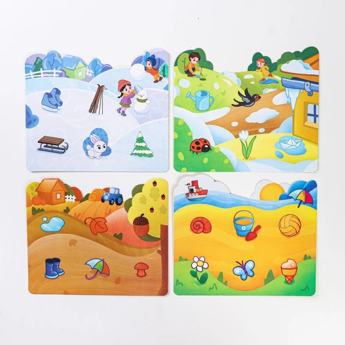 Логическое лото Изучаем времена года | Спорт и развлечения