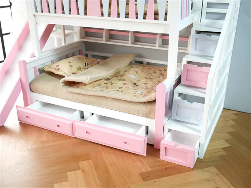 1:12 DIY Миниатюрный Кукольный домик колеблющаяся кровать аксессуары наборы для мини миниатюры для кукольного домика мебель игрушки подарки для детей