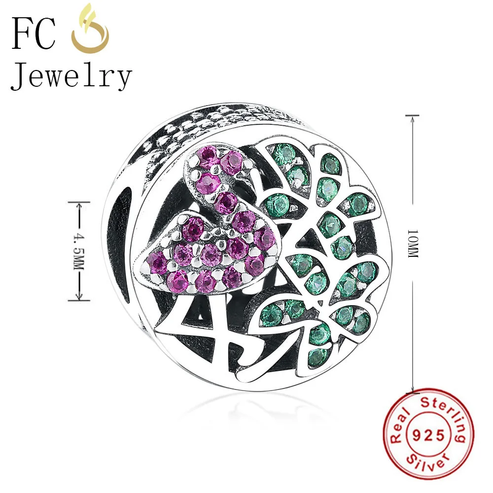 FC ювелирные изделия подходят оригинальный бренд шармы браслет 925 Стерлинговое
