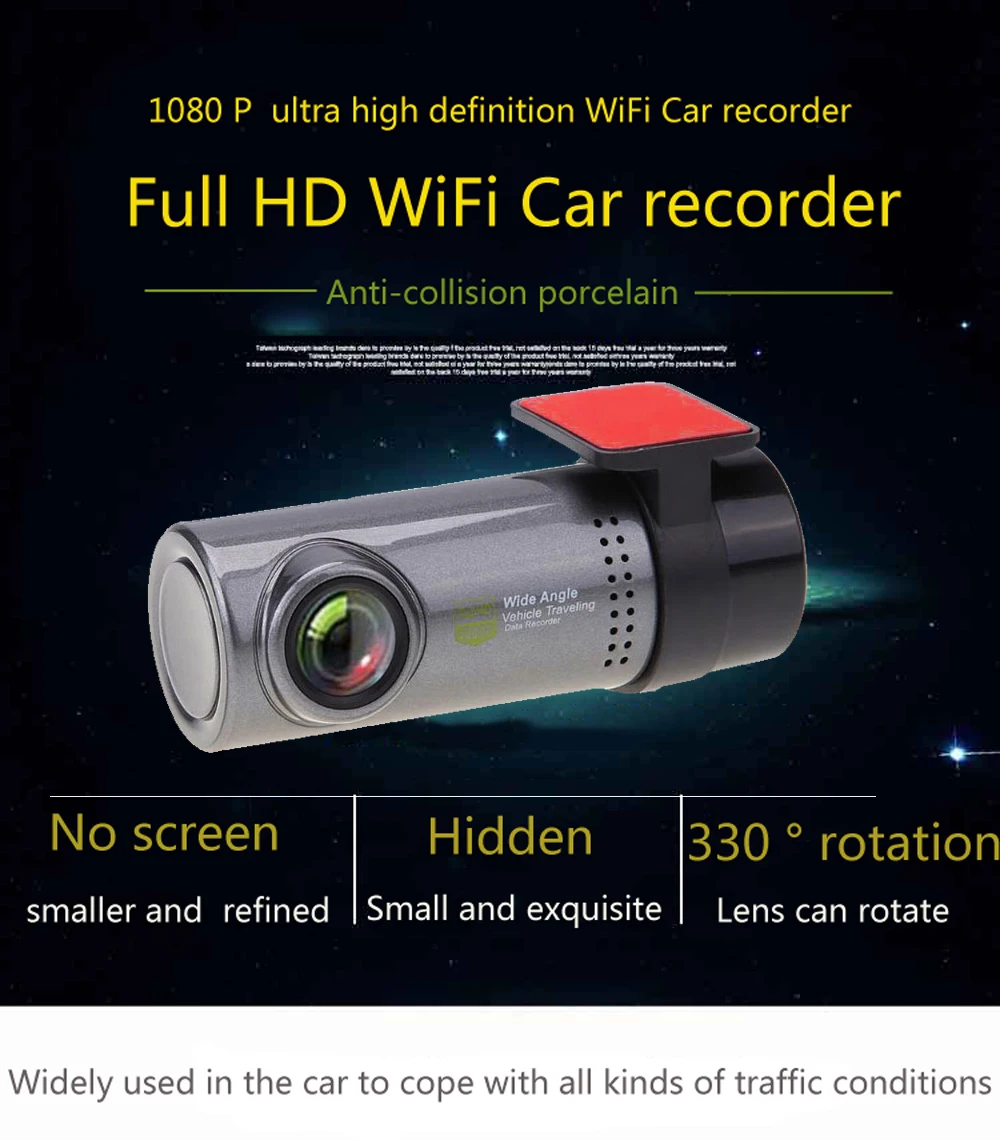 Conkim Mini Car Dash Cameras 30fps Monitor Full HD Hidden Registrator Dashcam in front Video Recorder Camcorder motion detection |