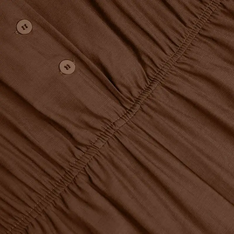 Комбинезон ZANZEA женский с отворотом модный длинный однотонный ромпер коротким