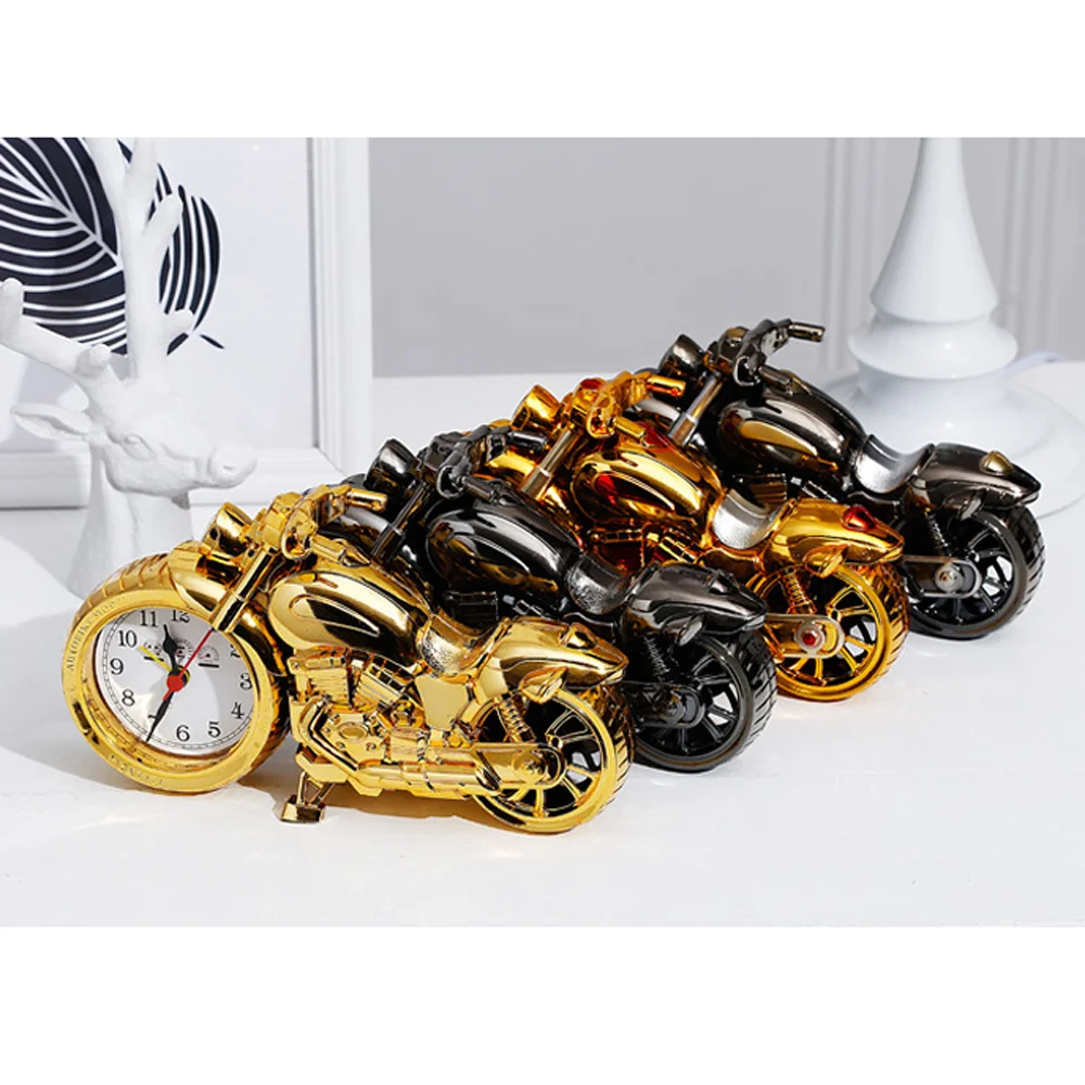 Креативный Autocycle пластиковый будильник для студентов прикроватные часы с