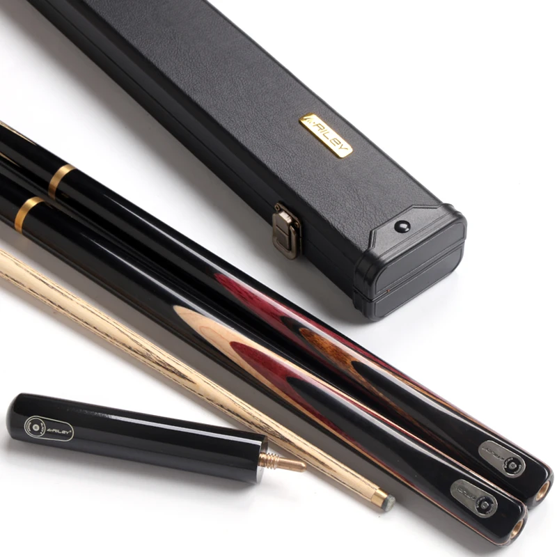 

Original RILEY Handmade Excellent High-end 3/4 Piece Snooker Cue Kit with Good Case with Extension 9.8mm Billiard Snooker Stick