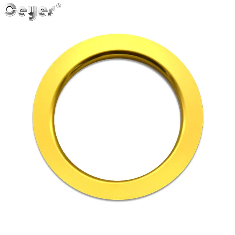 Gold ring cover Ceyes автомобильный Стайлинг для Honda Civic Fit Accord Dio Jazz Авто Кнопка запуска и остановки двигателя кольцо Чехлы наклейки аксессуары для интерьера - Цвет: Gold ring cover