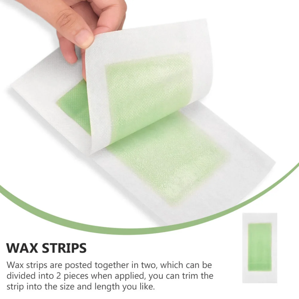 

20pcs Wax Strips Hair Removal Waxing Strips Non-Woven Wax Strip for Body Face