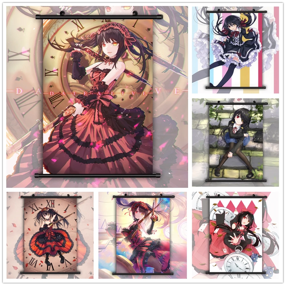 

Canvas Painting Date A Live Tokisaki Kurumi Anime Manga Wall Art Photo Children's Room Decoration