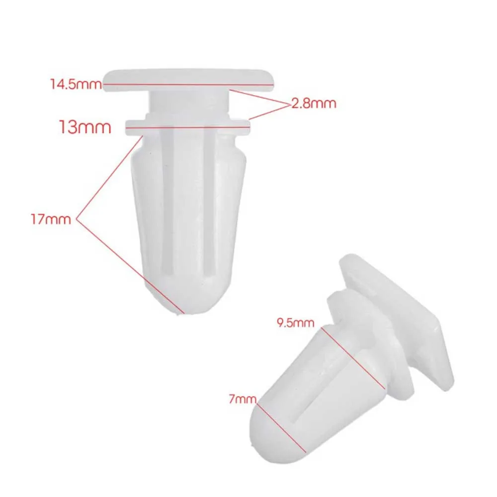 20pcs For BMW E30 E36 E39 E38 325xi 525i 750i 51471840961 Door Sill Fastener Clips Fixed Rivet Holder Retainer