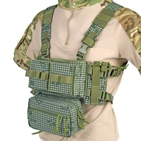 airsoft tactical mk3 chest rig vest with drop down pouch cordura nylon m4 ak magazine inserts paintball hunting accessories