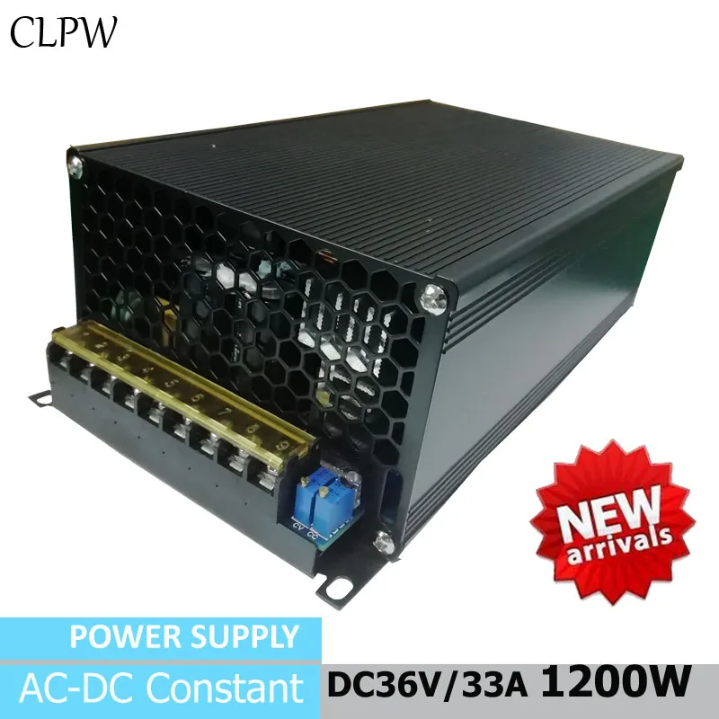 Переключение Питание AC DC регулируется 1200W 24V/50A 36V/33A 48V 55V 60V 70V Светодиодный CCTV