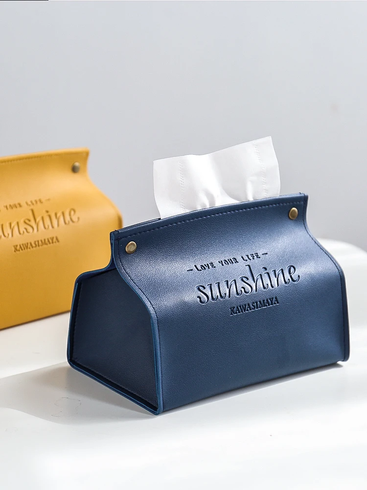 Роскошная Европейская коробка для салфеток кожаный чехол дома офиса отеля