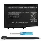 Набор инструментов для замены литий-ионных аккумуляторов 2000 мА  ч 3,7 в с мини-отверткой для Nintendo DS Lite NDSL YY