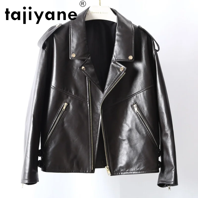 

Tajiyane айкерские пиджаки для женщин 100% Дубленка женский в Корейском стиле Модные женские куртки весна 2021 Jaqueta Feminina Pph4787