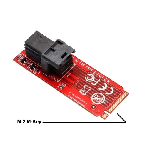 U.2 U2 комплект SFF-8639 NVME PCIe SSD адаптера и кабель для Материнская плата Intel 750 p3600 p3700 M.2