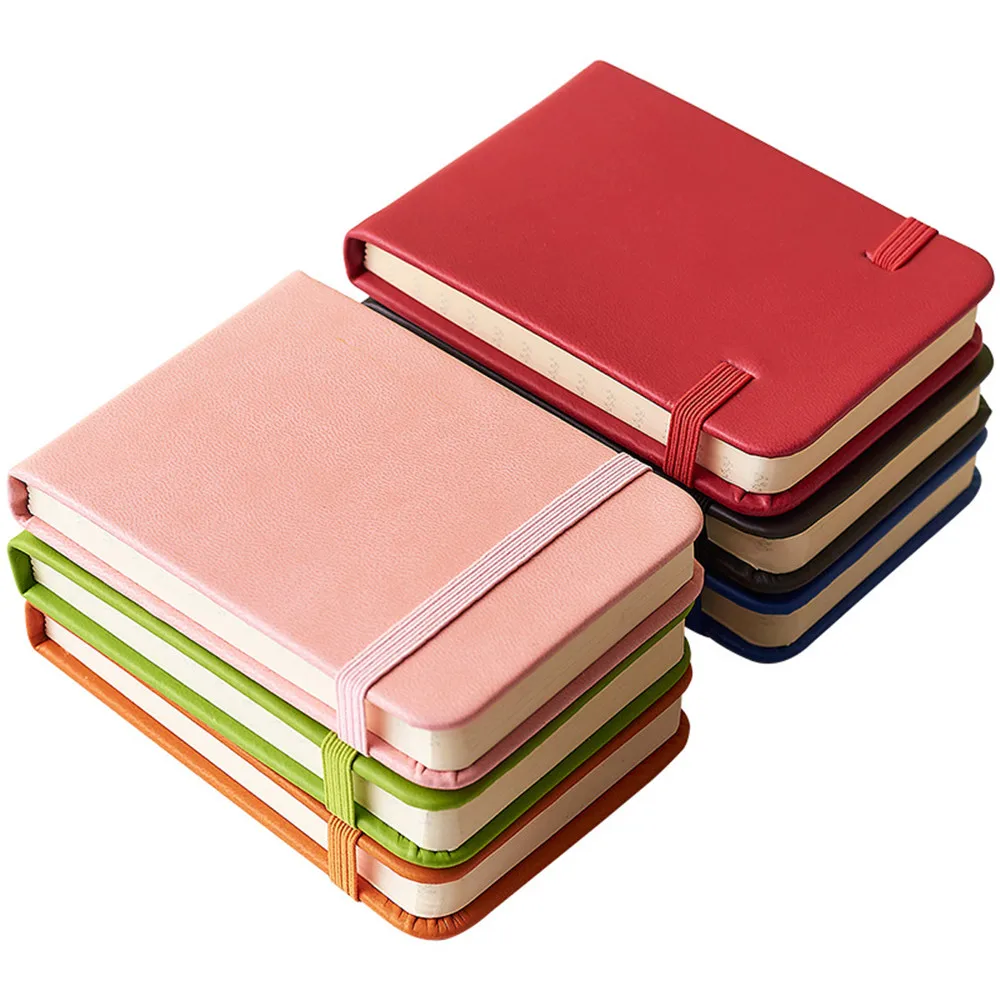 

96 Sheets A7 Portable Mini Pocket Book Cute Hand Ledger Notebook Kawaii school supplies stationery Weekly Daily Planner