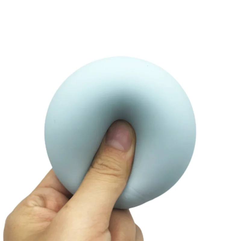 Sky Blue Мяч для снятия стресса, мягкий, медленно поднимающийся, 6 см, игрушка для снятия стресса, мягкие игрушки для детей, медленно поднимающийся, снимает стресс, тревога, детские игрушки - Цвет: Sky Blue
