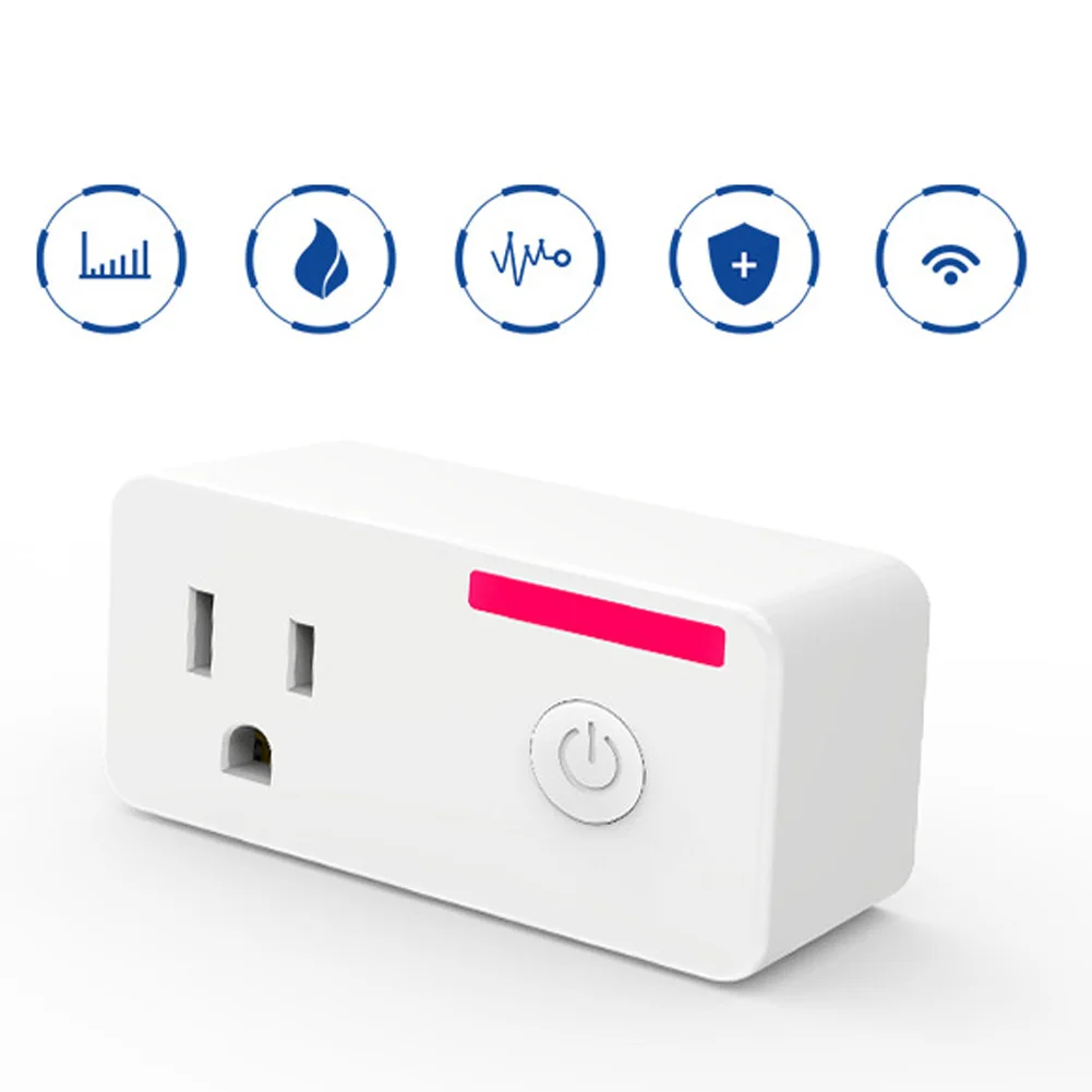 110V-220V Smart Home Wall Charger Adapter 15A US Standard Electrical Plug Socket Power Outlet Panel WiFi | Электроника