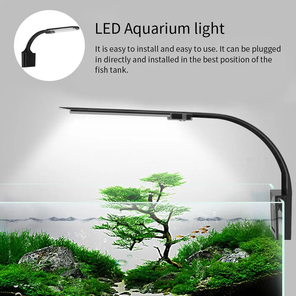 Супер тонкие светодиодные аквариумные лампочки клип на светодиодный освещение