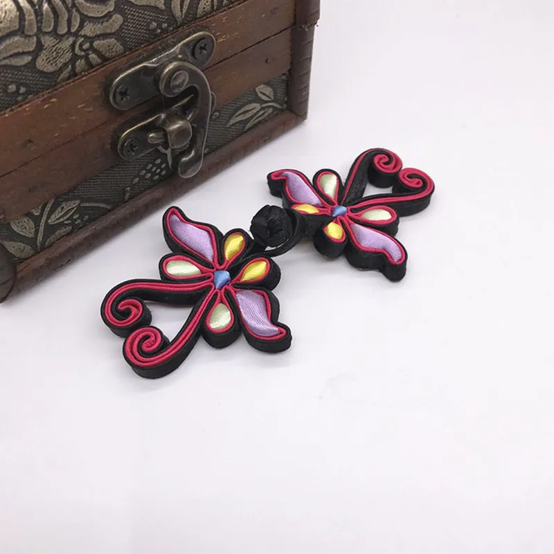 1 пара плетеные пуговицы в виде ласточкиного хвоста|Пуговицы| |