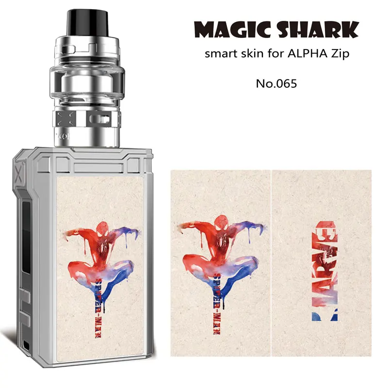 Magic Shark Marvel DC Avengers Batman Iron Man Hulk Super Vape Pod Case Cover Skin Film Sticker for Voopoo Alpha Zip | Мобильные