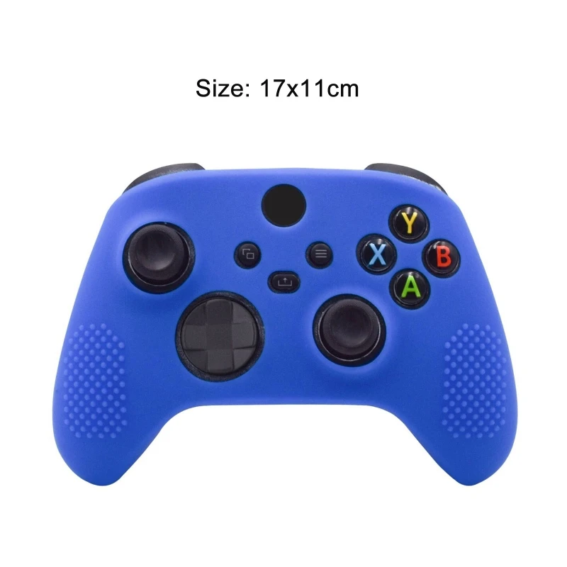 

For Xbox Series X S Silicone Protective Cover Game Accessories Non-slip Anti-drop Handle Cover Controller Housing Accessories