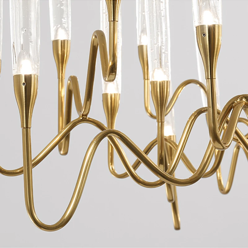 FSS современная люстра акриловый прозрачный абажур креативная гостиная спальня