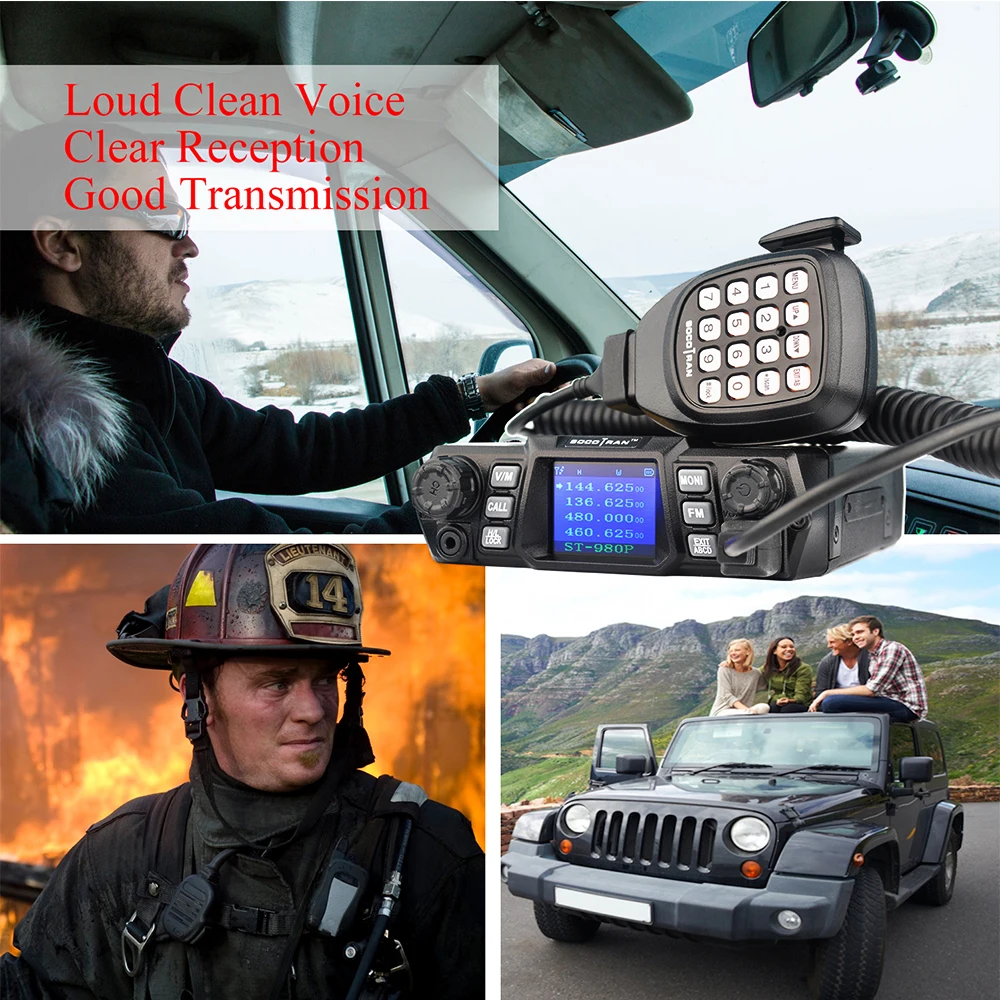 Отправка из России ST 980PLUS двухдиапазонный 136 174 МГц и 400 480 200CH VHF 75W/55W UHF Quad standby