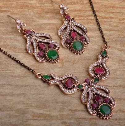 noble up-market diamond wedding bride lady's set necklace earings 8.9rr | Украшения и аксессуары