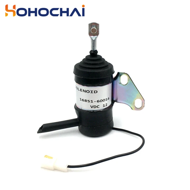 Stop Solenoid Valve 12V/24V For Kubota BX1800D BX1830D Tractor D722 Engine 16851-60014