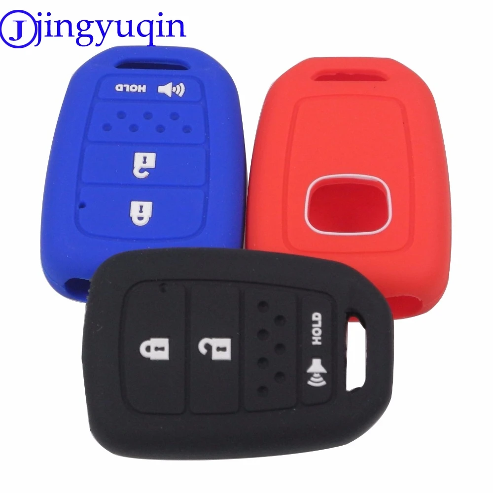 jingyuqin 3 Buttons Car Key Cover Case For Honda HRV / Accord New Fit Remote With Hold Car-styling | Автомобили и мотоциклы