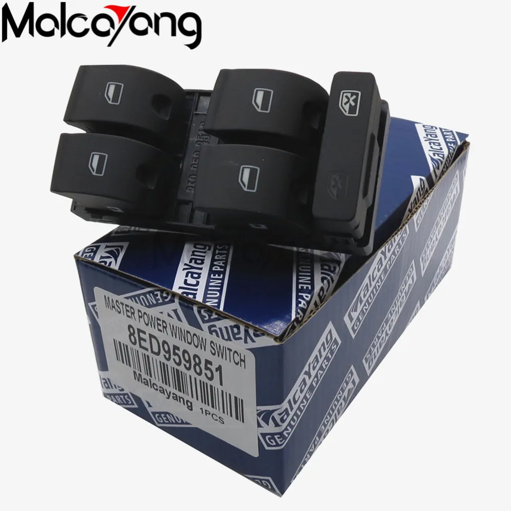 Новинка подходит для Audi A4 B6 B7 Sedan 8ED959851 Master Power переключатель пассажирского окна