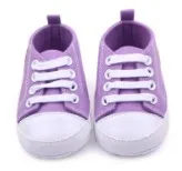 Purple E Новая весенне-Осенняя обувь из искусственной кожи для маленьких мальчиков и девочек Повседневный нескользящий удобный однотонный мокасины для малышей от 0 до 18 месяцев - Цвет: Purple E