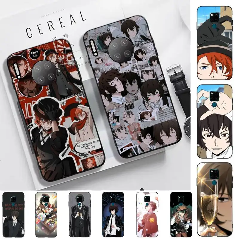 

TOPLBPCS Anime Bungou Stray Dogs Dazai Osamu Phone Case for Huawei Mate 20 10 9 40 30 lite pro X Nova 2 3i 7se
