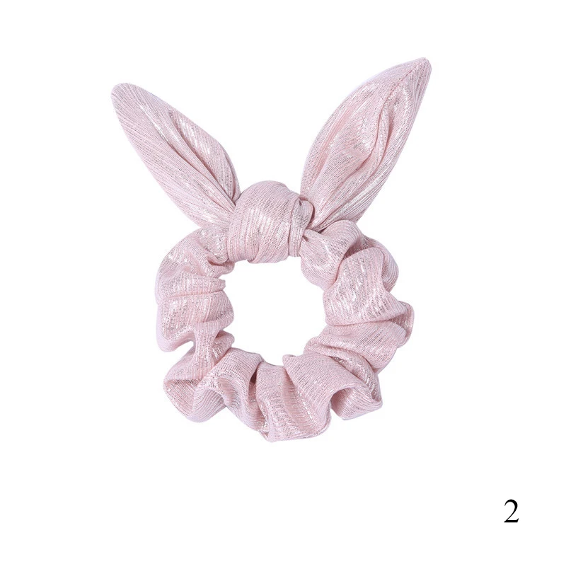 Эластичные резинки для волос с красным золотым металлическим кроликом