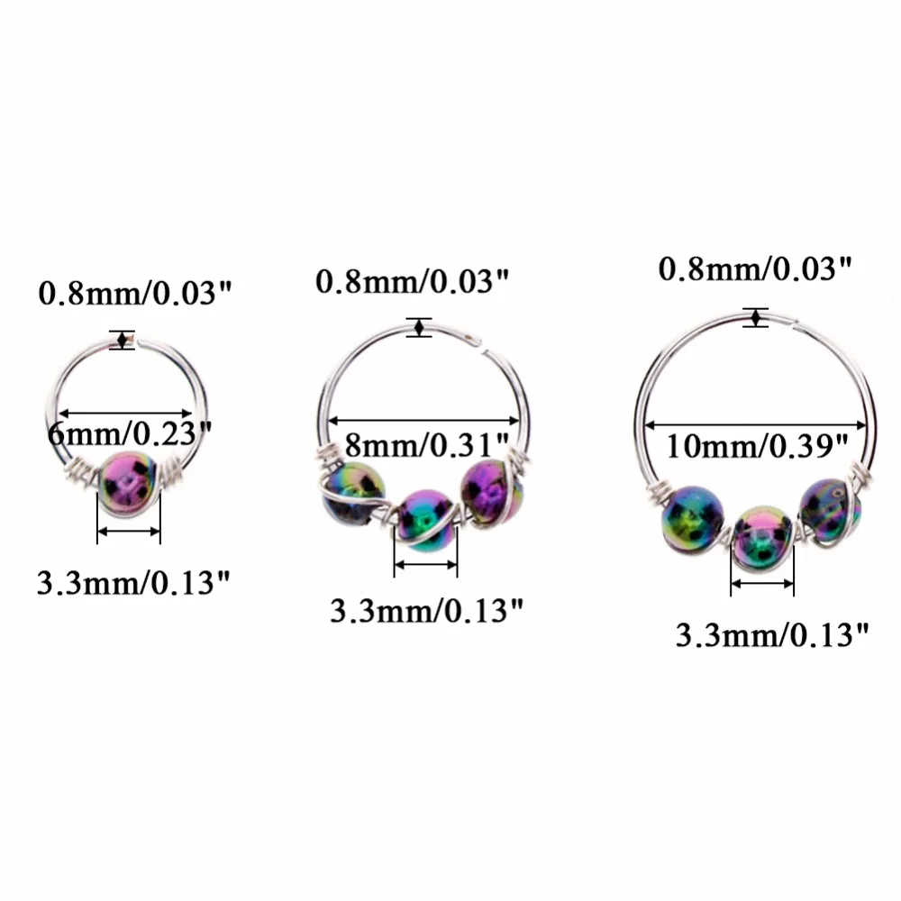 2 шт. уха ногтей кости серьги штанги Серьги Для Пирсинга Ушей пирсинг черный