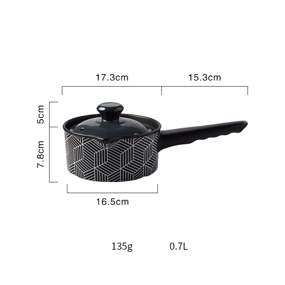 Кастрюля Taji кастрюля домашняя керамическая для супа и каши риса газовая