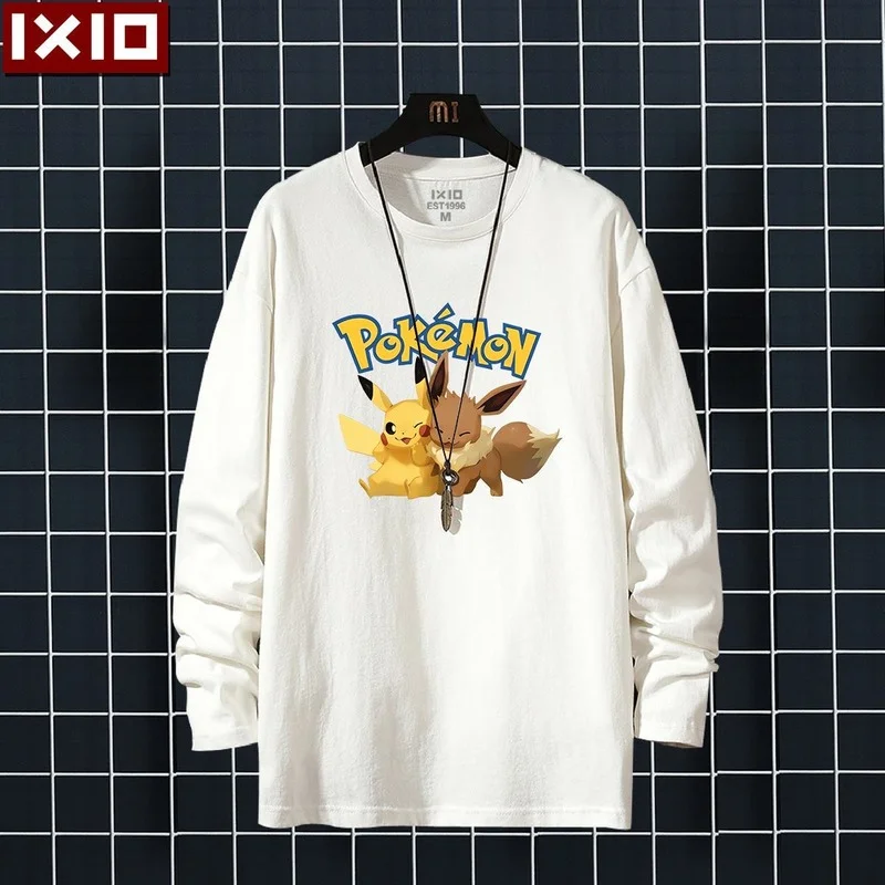 

Мужская и женская одежда из чистого хлопка с изображением покемона