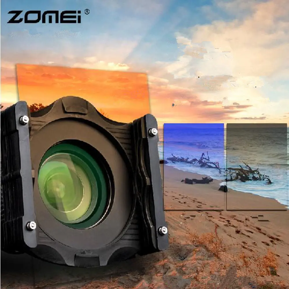 Квадратный фильтр Zomei для серии Cokin Z-Pro Z Lee Holder 100*150 мм постепенный чай + синий