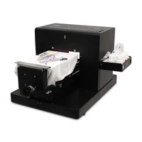 high quality a4 size flatbed printer dtg t shirt print machine for epson l800 r330 for white dark color clothing textile