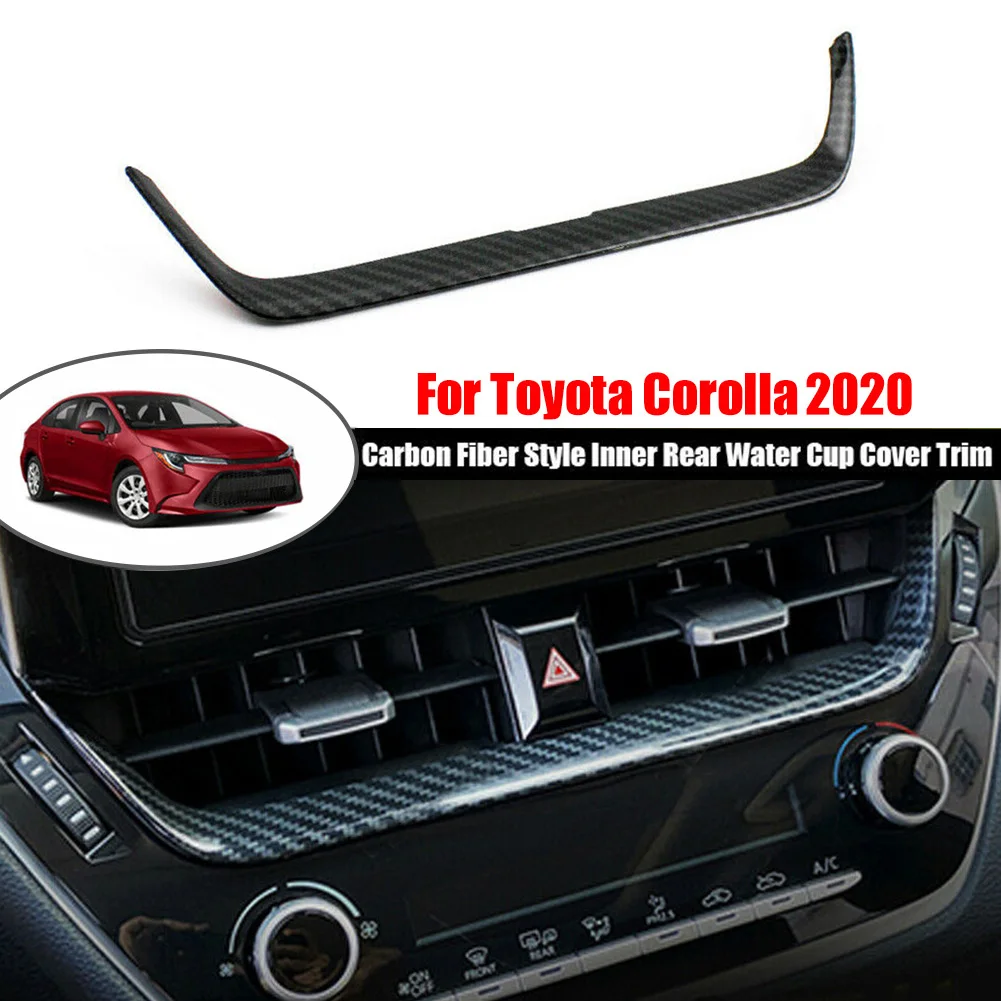 

ABS Center Air Outlet Cover Carbon Fiber Center Air Outlet Cover Trim Black Hot