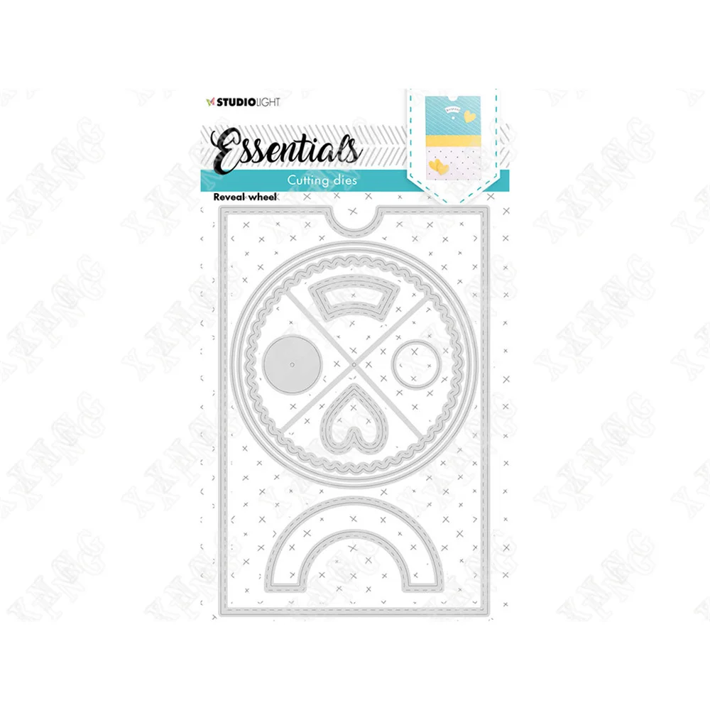 

New Arrival Reveal Wheel Metal Cutting Dies for Diy Scrapbooking Crafts Stencils Maker Photo Album Template Handmade Decoration