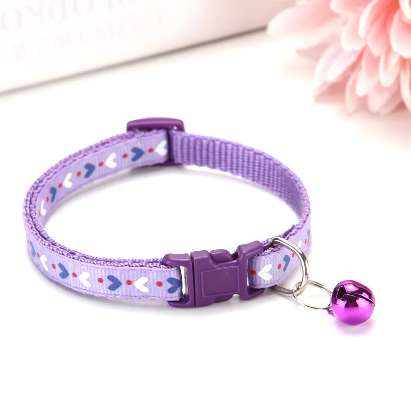 A2 Cat Dog Collar With Bell Camo Camouflage Printed Neck Strap Polyester Adjustable Puppy Animal Dog Leash Safety Dog Supplies - Цвет: A2