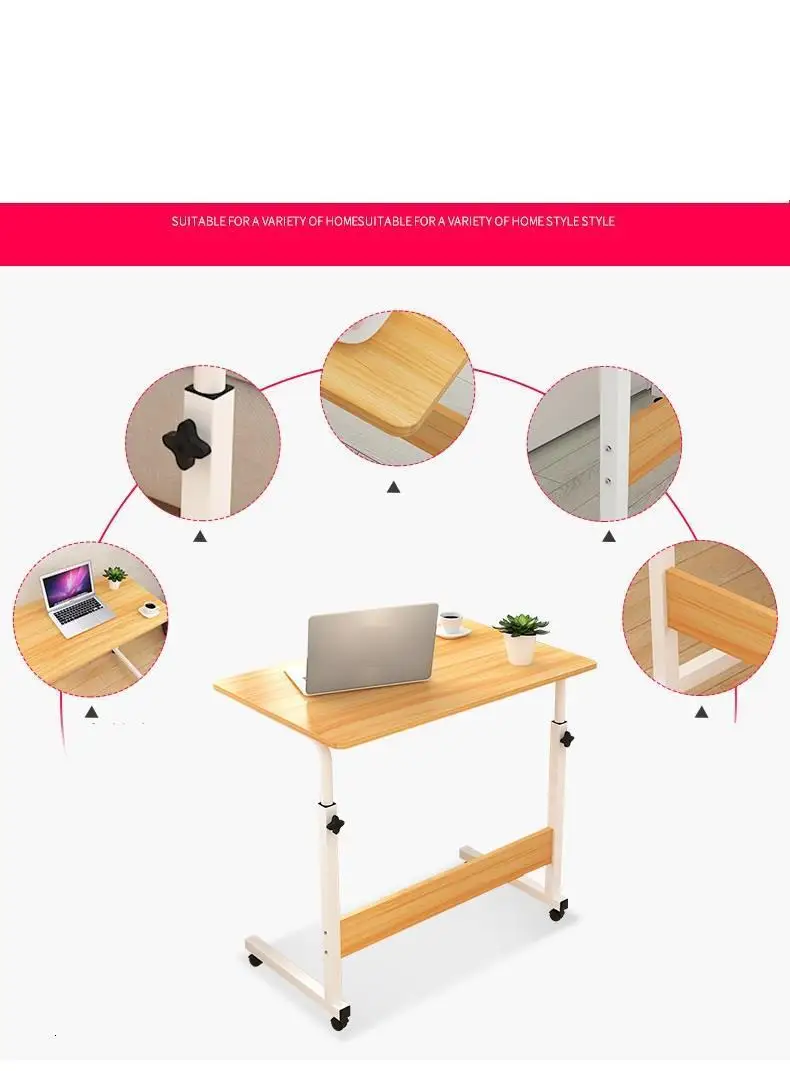 Офисный столик Tafelkleed Portatil Escrivaninha Mesa Dobravel Mueble Escritorio, прикроватная тумбочка для ноутбука, компьютерный стол