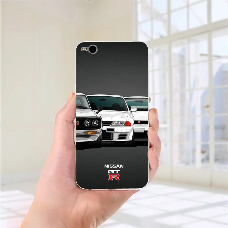 Fashion Nissan GTR Cars Logo Soft Transparent Phone Cases for HTC U11 Desire 530 630 626 628 816 820 One A9 E9 M7 M8 M9 M10 Plus | Мобильные