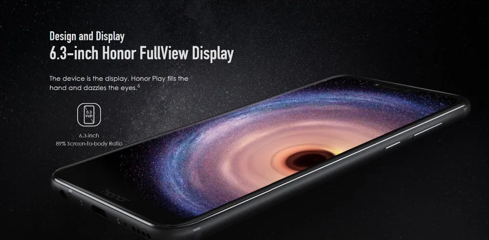Honor Play 4G LTE мобильный телефон Kirin 970 Android 8,1 6," ips 2340X1080 6 Гб ram 128 ГБ rom 16,0 Мп отпечаток пальца