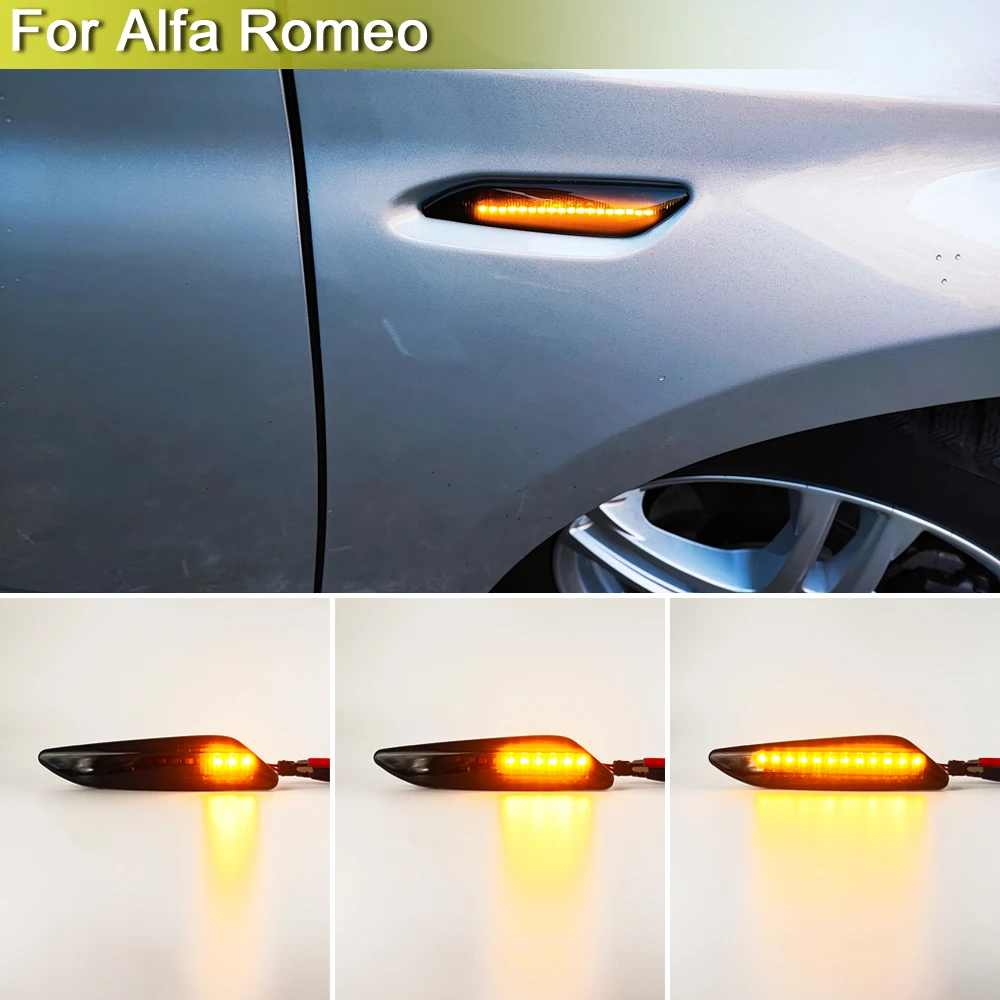 

Светодиодная боковая габаритная лампа для Alfa Romeo 147typ(937) 2000-2010 156typ (932) 1997-2005 156 Sportwagon typ (932) 1997-2006 указатель поворота