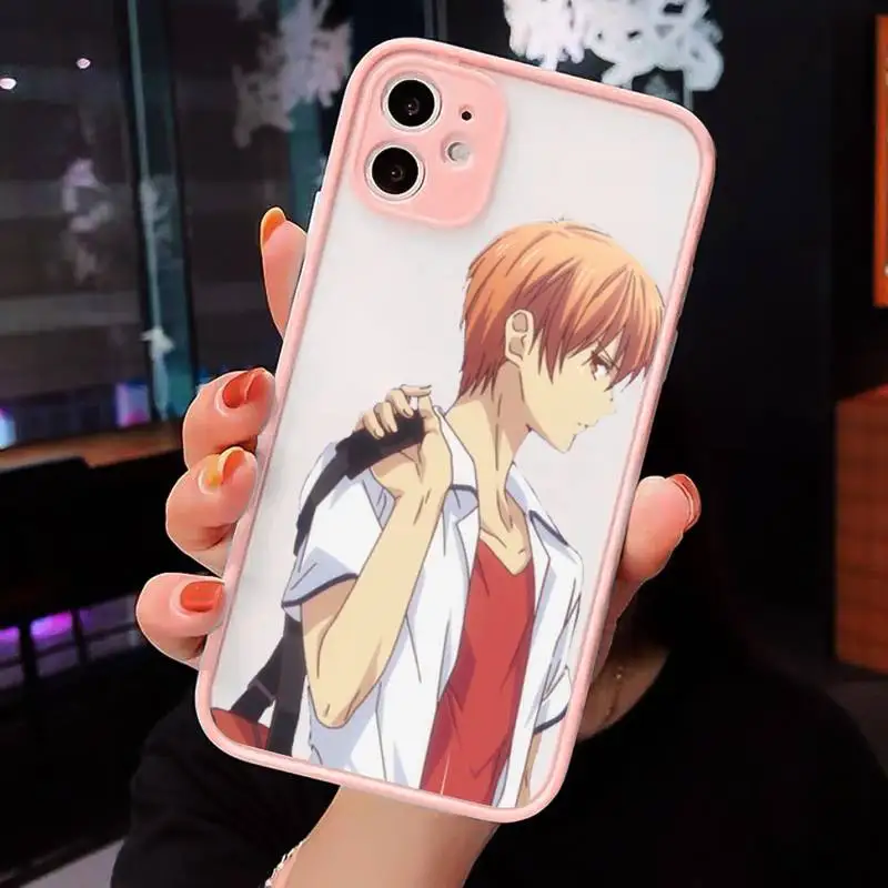 

Fruits Basket Japan anime Phone Cases matte transparent For iphone 7 8 11 12 plus mini x xs xr pro max cover
