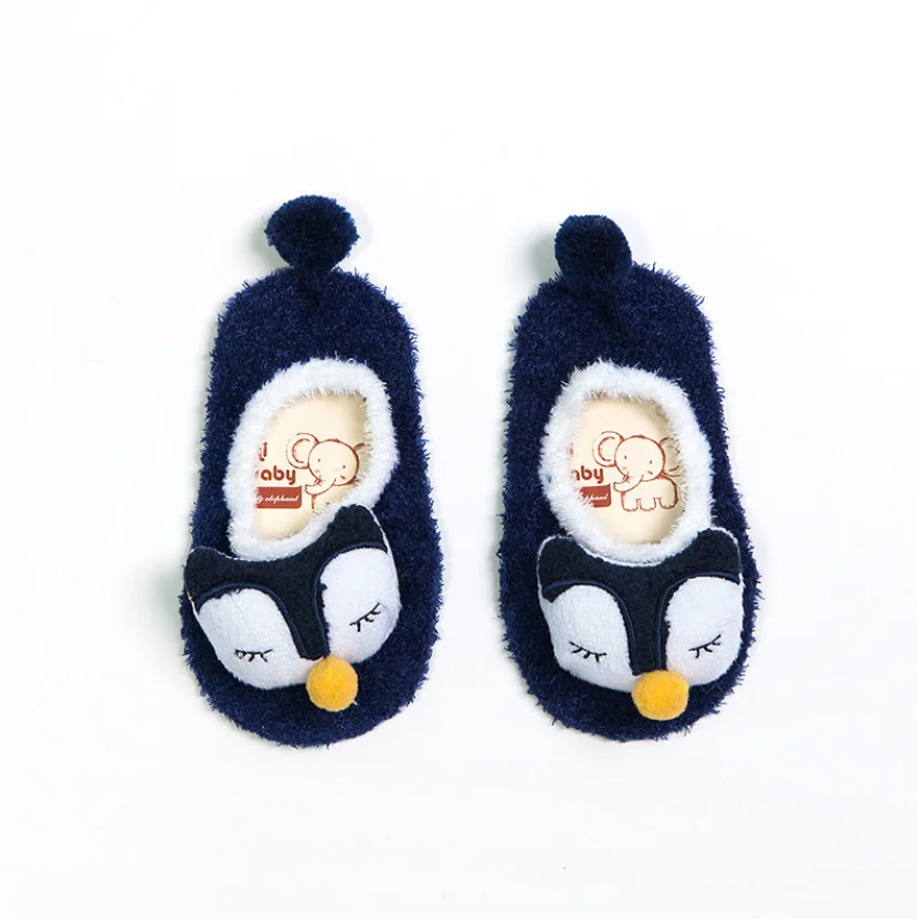 

0-5Years Infant Kids Baby Girls Boys Anti Slip Floor Socks Autumn Winter Warm Socks Cartoon Fleece Fuzzy Thicken Socks 2020 NEW