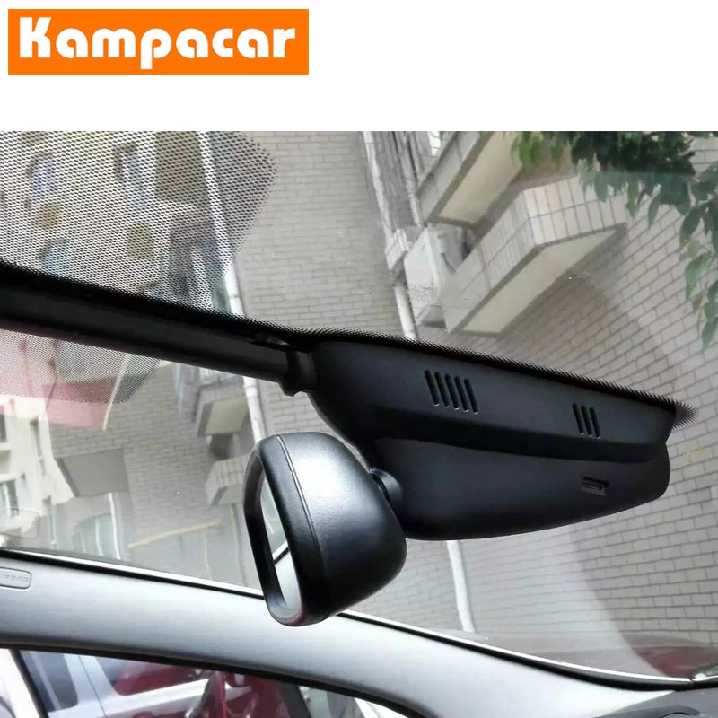 Kampacar двойной объектив Wifi Автомобильный видеорегистратор Dash камера s для peugeot 5008 3008 dvr рекордер с двумя камерами