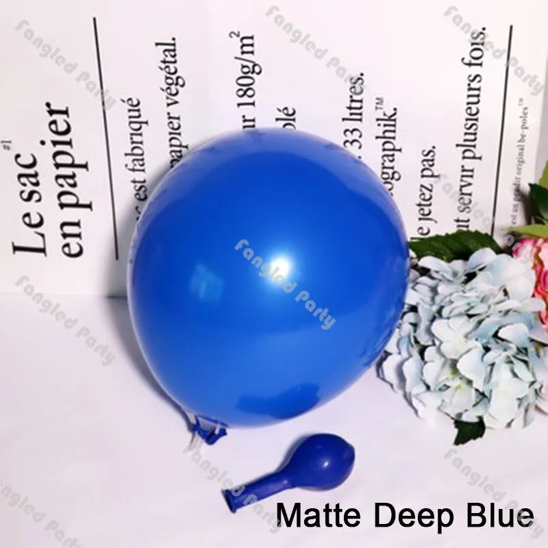 Набор матовых желтых красных жемчужных темно-синих шаров 84 шт. | Дом и сад