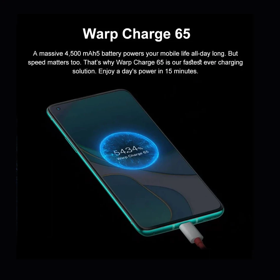 Британскую версию Oneplus 8 T 5G смартфон 120 Гц жидкости активно-матричные осид Дисплей